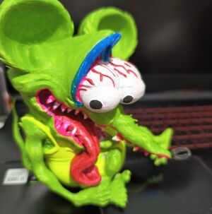 Rat Fink Scoundrel Funko Ed Roth Inspired Racer Crazy Rat
